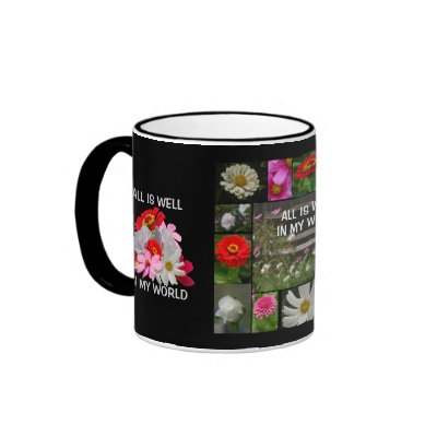 ALL IS WELL IN MY GARDEN WORLD mug by PKHVRH