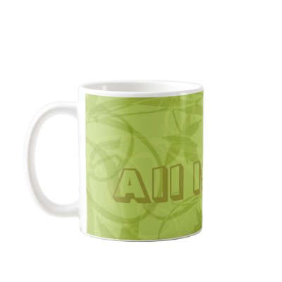 All Is Well Positive Affirmation Mug by funride