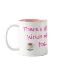 All kinds of tea mugs