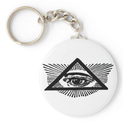 All Knowing Eye Key Keeper Keychain by iongets