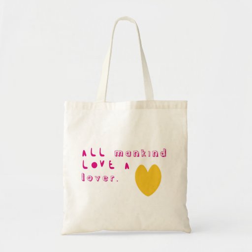 All mankind love a lover bags