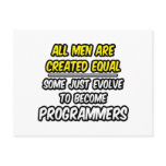 All Men Are Created Equal...Programmers