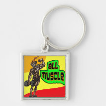 All Muscle Keychain