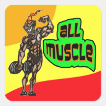 All Muscle Stickers
