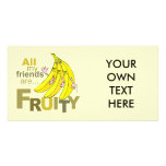 All my friends are Fruity photo cards