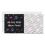 All My Kids-Children Have Paws Photo Card Template