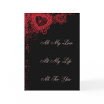 All My Love, All My Life, All For You cards