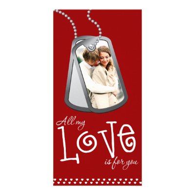 All my love is for you photo card by militaryloveshop