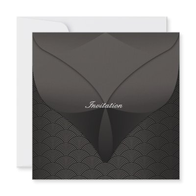 All Occasion Black Satin Party Template by decembermorning
