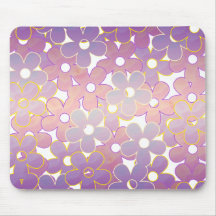 All Over Flowers Mousepads