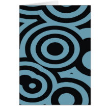 ALL-PURPOSE BLUE SWIRL GREETING CARD