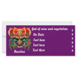 All purpose card Ovr 30 Colours Please View Notes Personalised Rack Card