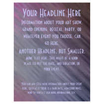 All-Purpose Diagonal Plum Shades Flyer