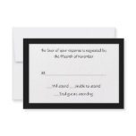 All Purpose Elegant Response Card invitations