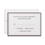 All Purpose Stylish Response Card Custom Announcements