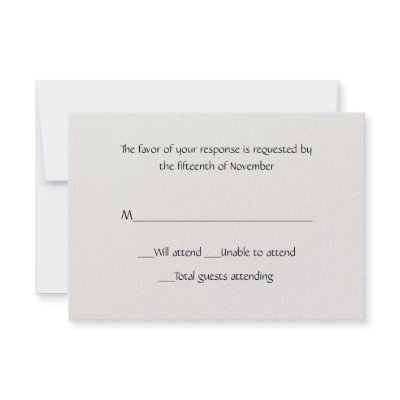 All Purpose Winter White Response Card by DizzyDebbie