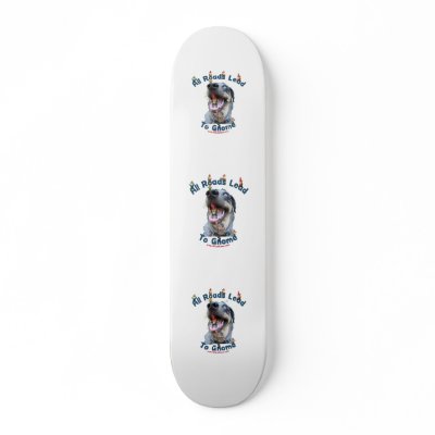 All Roads Lead to Gnome Dog Skateboard by HappyDoggies
