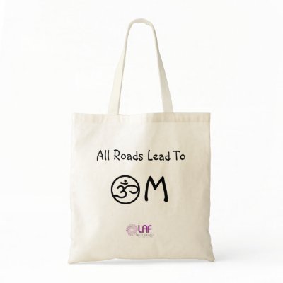 All Roads Lead To OM Tote Canvas Bag by lightalliance