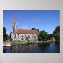 All Saints, Marlow, Buckinghamshire Poster