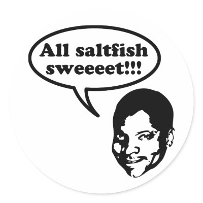 All Saltfish Sweeeet Round Sticker by sniperholix