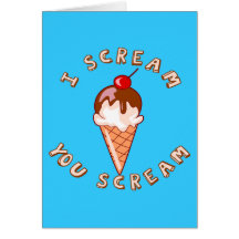 All Scream For Ice Cream Greeting Card
