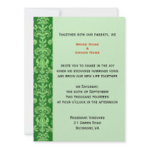 all season wedding invitation