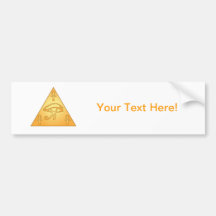 All Seeing Eye / Eye of Horus: Bumper Stickers