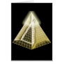 All Seeing Eye Pyramid Card