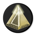 All Seeing Eye Pyramid Magnet