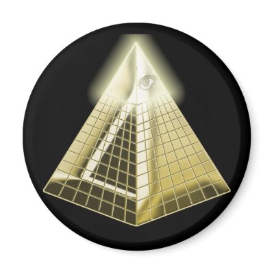 All Seeing Eye Pyramid Magnet by pentagramstar