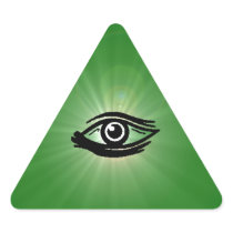 All Seeing Eye Triangle Sticker