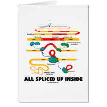 All Spliced Up Inside (RNA Splicing) Cards