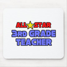 All Star 3rd Grade Teacher Mousepads