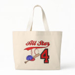 All Star Baseball 4th Birthday Bag