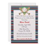 All Star baseball baby shower invitation