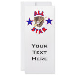 all star baseball player graphic rack cards