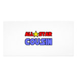 All Star Cousin Custom Photo Card