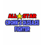 All Star Crohn's Disease Fighter t-shirts