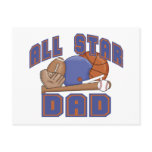 All Star Dad SPORTS Postcard