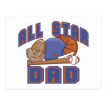 All Star Dad SPORTS Postcard