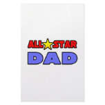 All Star Dad Personalized Stationery