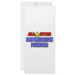 All Star Depression Fighter Rack Card Template