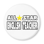 All Star English Teacher magnets