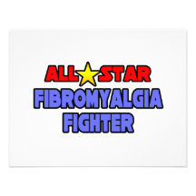 All Star Fibromyalgia Fighter Personalised Invitations