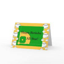 All Star Happy Birthday Greeting Card