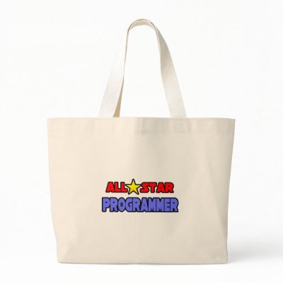 All Star Programmer Tote Bags by Programmer_Shirts