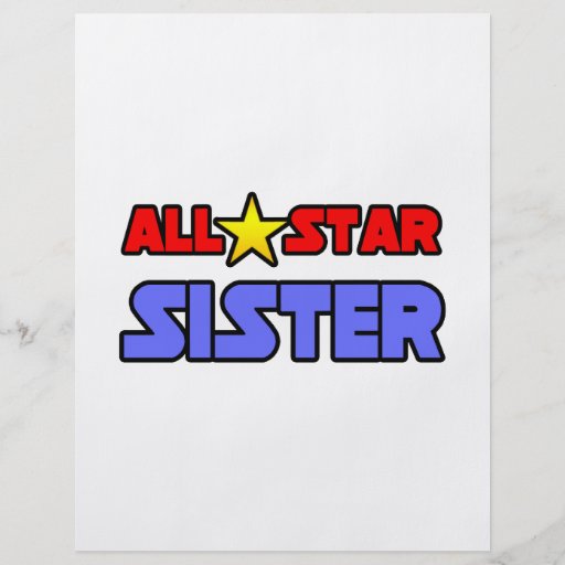 All Star Sister Flyer Design