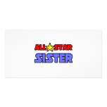 All Star Sister Personalized Photo Card