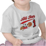 All Star Sports 1st Birthday t-shirts