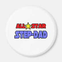 All Star Step-Dad Fridge Magnets